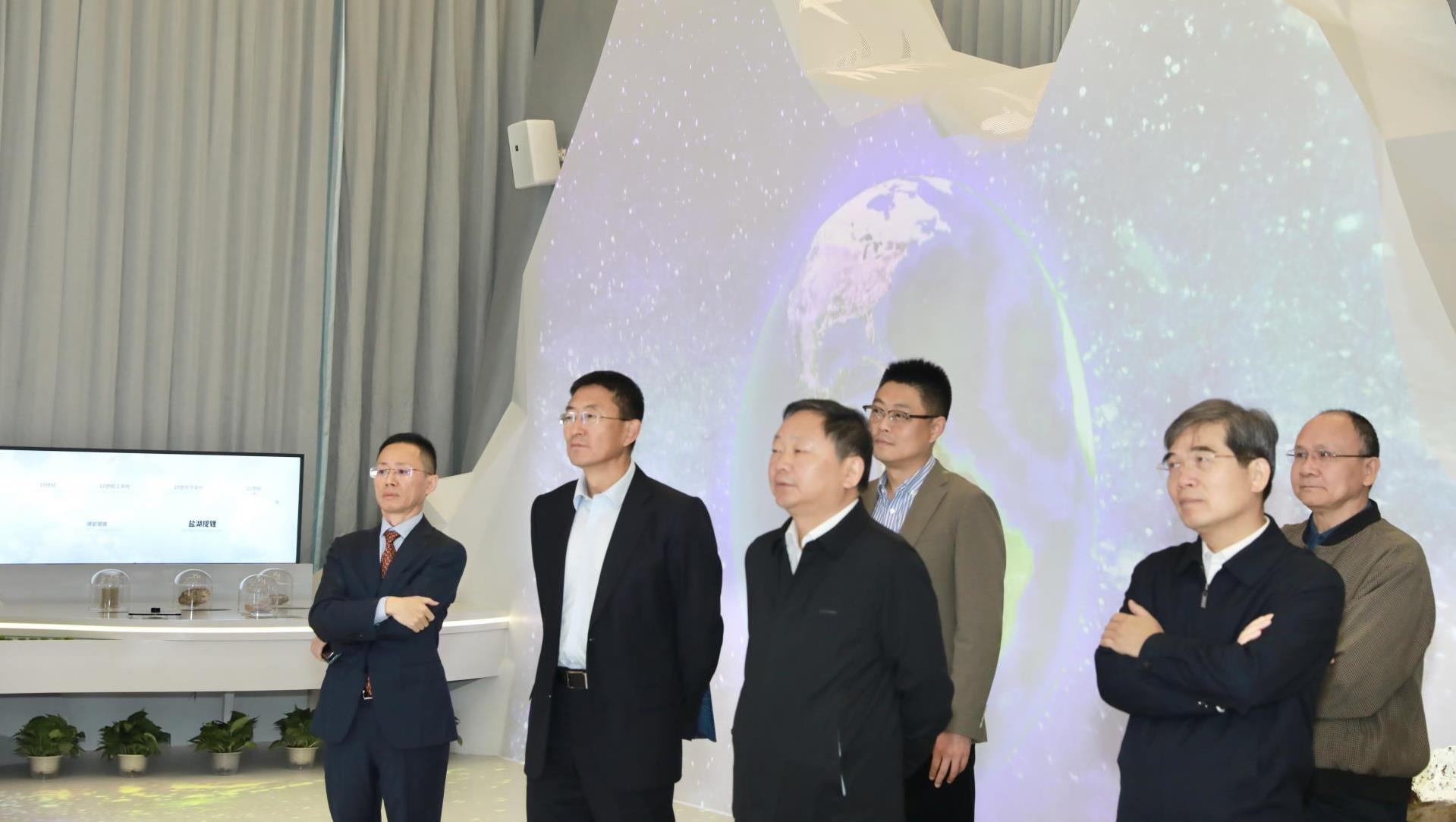 中国有色金属工业协会党委常委、副会长段德炳一行到访008PG国际锂业