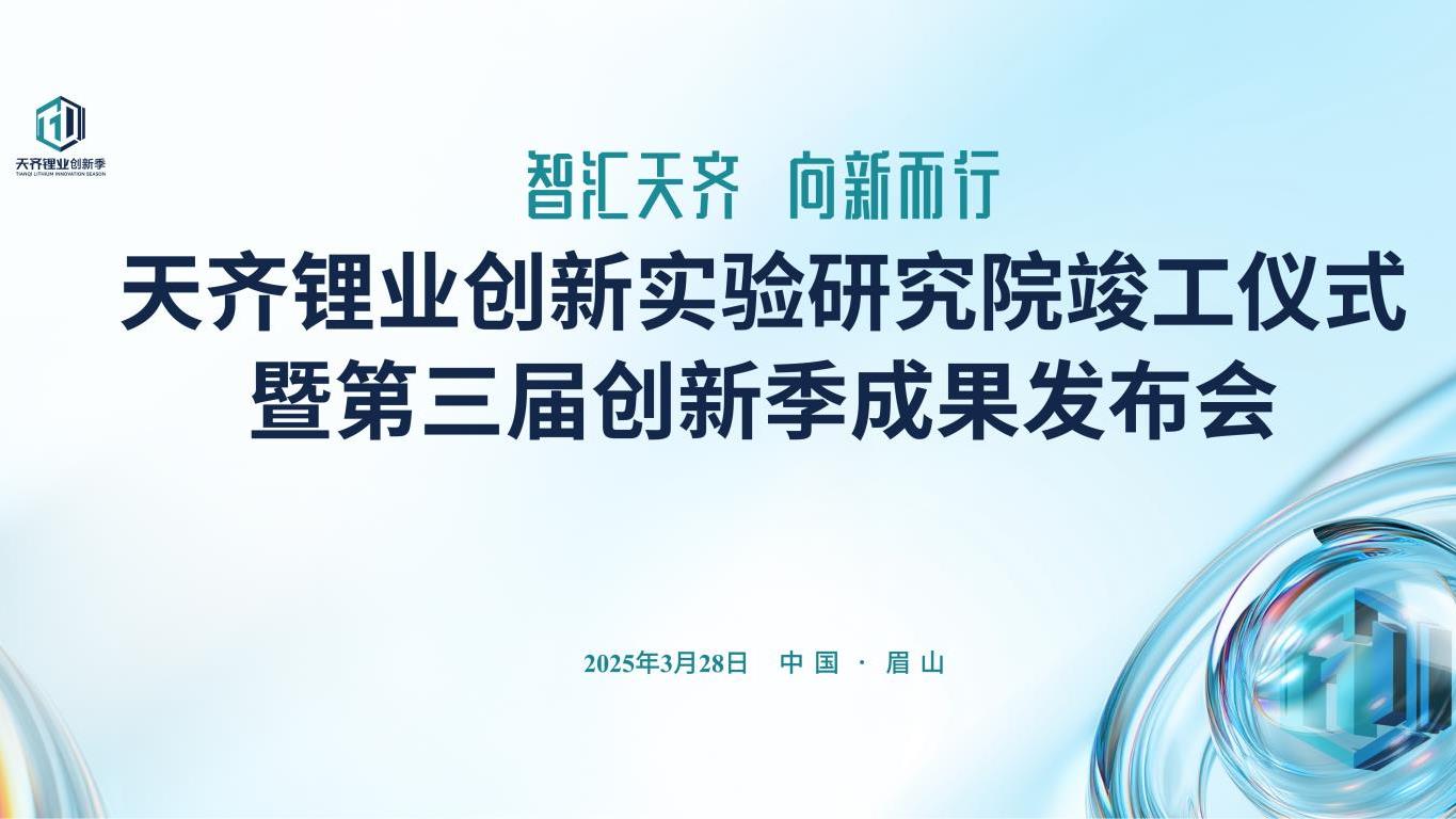 008PG国际锂业创新尝试钻研院竣工典礼隆沉进行